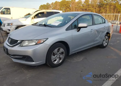 2015 Honda Civic Lx из США, поврежденный, VIN 2HGFB2F56FH544592